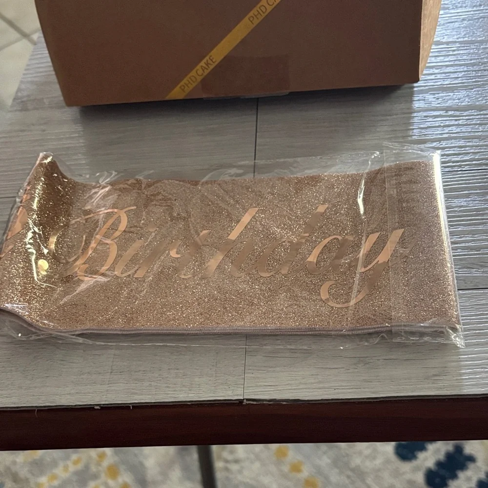 Rose Gold 22nd Birthday Party Number Decorations NIB